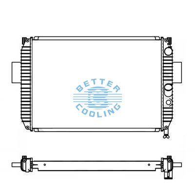 High Performance Truck Radiator For Iveco Daily (96-)/zastava New Rival (02-) Oem: 938.18439/938.22628/938.22682