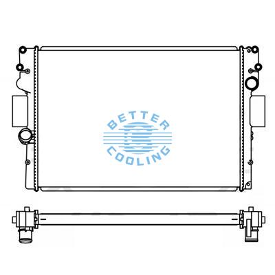 High Performance Truck Radiator For Iveco Daily (96-) Oem: 504084141/504045487/504045489