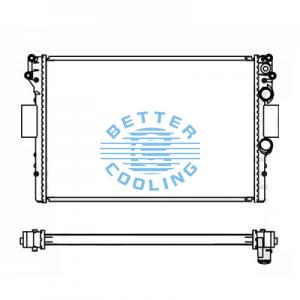 High Performance Truck Radiator For Scania 3-series (87-) Oem: 1781365