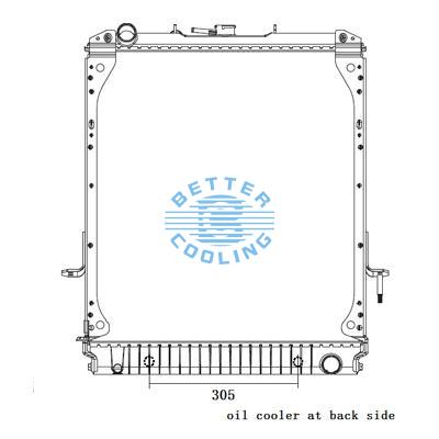 High Performance Truck Radiator For Isuzu Is N Series (96-97) Gmc W Series Diesel(96-97)) Oem: 97128887, 97124669, Cavtu81593, 8159, Cr9270, 3212, Cr9260, 239260, 2482, 3208, Cr9266, 3218, Cr9276, 239266, 3243, Cavtu82043, 8204, 97128888, 97214669, 972229