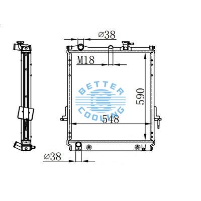 High Performance Truck Radiator For Isuzu Elf 6.8t(00-) Oem: