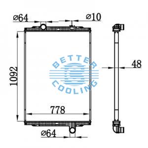 High Performance Truck Radiator For Peterbilt T660 - Years: 2006-2011
W900 - Years: 2008-2015
T880 - Years: 2014 Oem: Bt8174, Kw8174, Ctvtm81743, Cvtm81743, Cvtu81743, Ctvtu81743, Hd205008, Lt9108, N4020001, N4020002, F3160881101100, F3160881101120, F3160