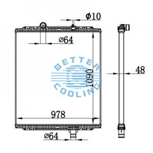High Performance Truck Radiator For Isuzu Elf 6.8t(00-) Oem: