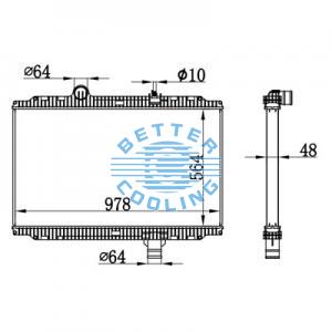 High Performance Truck Radiator For Isuzu Is N Series (94-97) Gmc W Series Diesel(94-97) Oem: 8971288870/ 8971288880