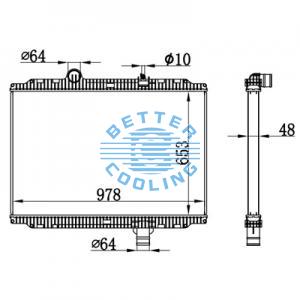 High Performance Truck Radiator For Peterbilt Kenworth - T200 & T300 - Years: 2011-2013
Peterbilt - 337 - Years: 2011-2013  Oem: Lt9157