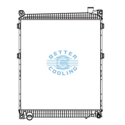 High Performance Truck Radiator For Mack Cx, Cxn Vision & Cxn613 Series
(years: 2003 To 2006)  Oem: 376753551, 3mf5541am, 3m55541m, Mac11, D0094, D0090, 3mf5541m, Mk8091, Mk8091pa, 44091, Ctvtm80913, 437394p, 7300-11pt