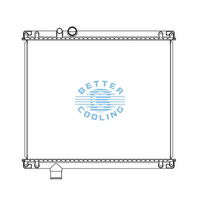 High Performance Truck Radiator For Mack Cv613, Cv713, Rd, Rd600, Rd688s, Rl, Rs
Years: 1995 To 2005  Oem: 20961102295, 25173861