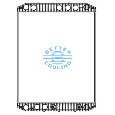High Performance Truck Radiator For Mack Vnl & Vnm Series Oem: 20585504/20585506