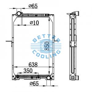 High Performance Truck Radiator For  Rangerpro03- Oem: 160906790