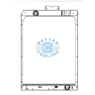 High Performance Truck Radiator For Mercedes-benz Bus O 345 /citaro O 530-euro3,4/connecto O345 Oem: 6285000502/6285001499/6285001599