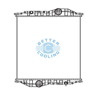 High Performance Truck Radiator For Mercedes-benz Econic 1823/1828/2628 Oem: 9575000103/9575000203