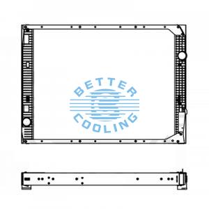 High Performance Truck Radiator For Mitsubishi Canter 4.2d 4d33 02- Mt Oem: