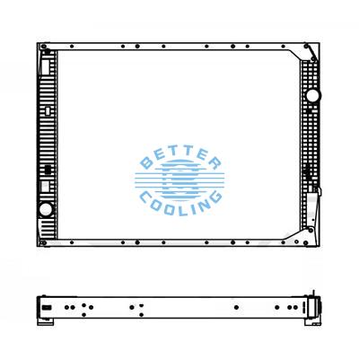 High Performance Truck Radiator For Mercedes-benz  Oem: