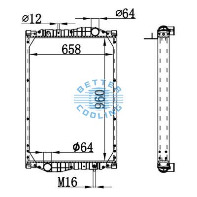 High Performance Truck Radiator For Mercedes-benz  Oem: