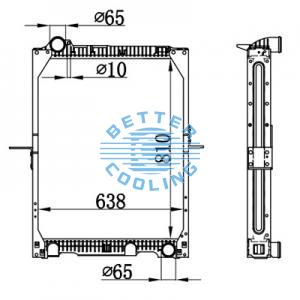 High Performance Truck Radiator For Mercedes-benz Auwarter Bus/ Kassbohere Bus/neoplan Bus/cityliner/ Setra Bus/ Solaris Bus Oem: 032109920/11009035/36061016022/1663897/170922911