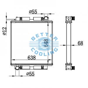 High Performance Truck Radiator For Nissan  Oem: