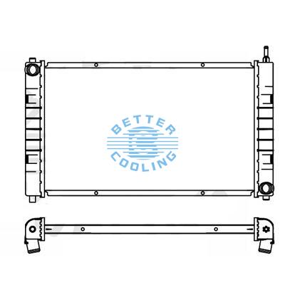 High Performance Truck Radiator For Mercedes 99-touro Oem: 0025010101 0025012201