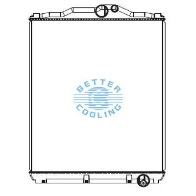 High Performance Truck Radiator For Mitsubishi Super Great Kc-fv513h/ Kc-fv514h Oem: Me294406/ Me298281 /me298416