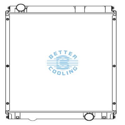 High Performance Truck Radiator For Mitsubishi New Canter 8t Oem: