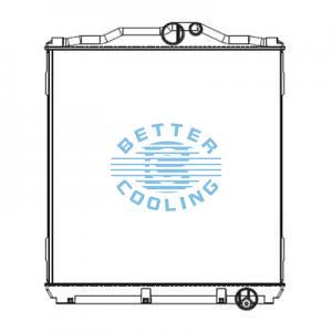 High Performance Truck Radiator For Daf  F95(87-) Oem: 0076449/1617342/1288560/1858768