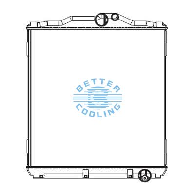 High Performance Truck Radiator For Mitsubishi Fuso 350                                                      Super Great Kc-fp515 / Kc-fp519/fs519/ Kc-ft515/ Kc-fu519jx/ Kc-fv519jzd/ Kl-fp50k(96-03) Oem: Me298154/ Me298367/ Me298409/me298410/ Fv50kmy/ Kc-