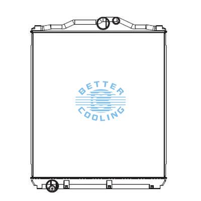 High Performance Truck Radiator For Mitsubishi Super Great （96） Oem: Me293118