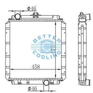 High Performance Truck Radiator For Kenworth  Oem: