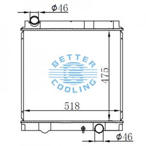 High Performance Truck Radiator For Mercedes-benz  Oem: