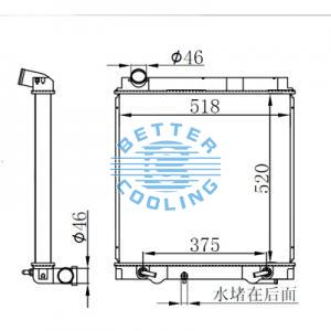 High Performance Truck Radiator For Isuzu Is N Series (98-) Gmc W Series Diesel(98-) Oem: 8971773731