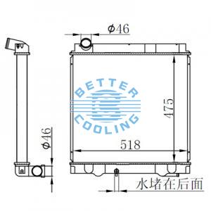 High Performance Truck Radiator For Scania 3-series (87-) Oem: 1781365