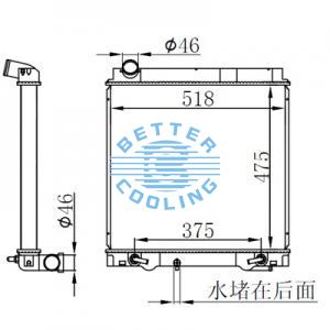 High Performance Truck Radiator For Freightliner Freightliner/acterra Q Model - Years: 2005 To 2007
M2, Mm Models & 106 Business - Years: 2006 To 2009 Oem: Bhtb9423/239199
