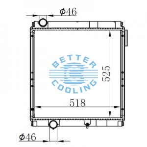 High Performance Truck Radiator For Scania P/r(95-) Oem: