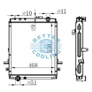 High Performance Truck Radiator For International 8600, 8600i, 9100, 9100i, 9200, 9200i, 9400, 9400i, 9900i Oem: 3e010174000/2508454c91, 2508454c92, 3e0115430000, 3e010174000, 2505699c91, 2585976c91, 2585976c92, 3e0099670000, 2508688c92, 2508694c91, 25880