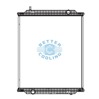 High Performance Truck Radiator For Man Man Ng/man Nl 313/323/353/363(96) Oem: 81061016500/ 81061016501