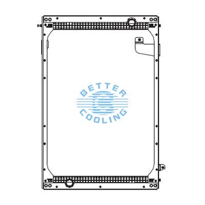 High Performance Truck Radiator For Man Ul Ul313/ul 353 Oem: 81061016487