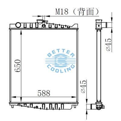 High Performance Truck Radiator For Nissan Ud Condor 99- Mt Oem: