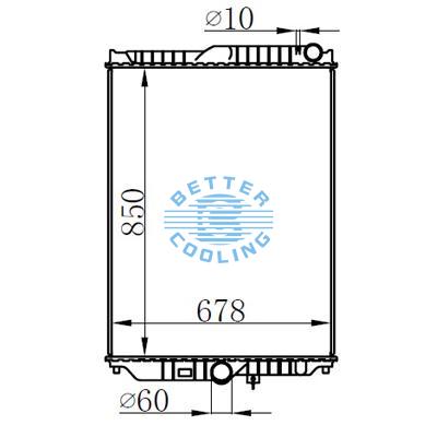 High Performance Truck Radiator For Nissan Ud Oem:
