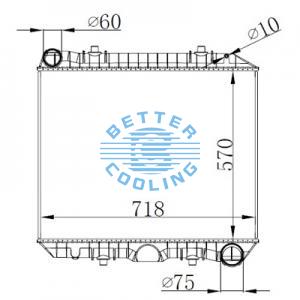 High Performance Truck Radiator For Mercedes-benz Ng90 12t/14t/16t/17t /18t/19t/20t/23t/24t/25t/26t/30t//32t/35t/44t/46t/48t/50t(87-) Oem: 6525014401/6525014501/6525016501/6555000103/6555000403/6555002103/6525015101/6525016401/6525015201