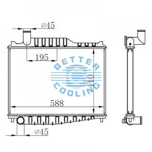High Performance Truck Radiator For Volvo  Fh-12 380hp/660hp (02-)  99/02                          Fh-16                                                                   Nh-12 Oem: 20482259/ 20516408/ 20536915/ 20536948/ 8149683/ 8149326/ 8149362/ 850003