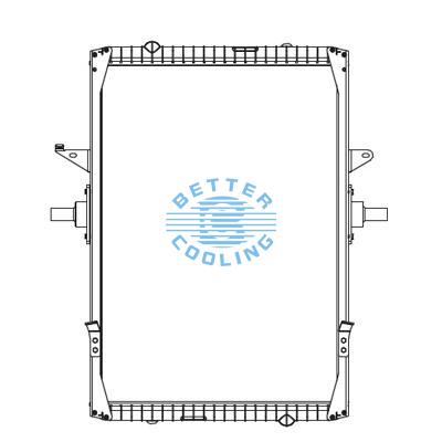 High Performance Truck Radiator For Renault/rvi Magnum (90-) (00-) Oem: 5001848515