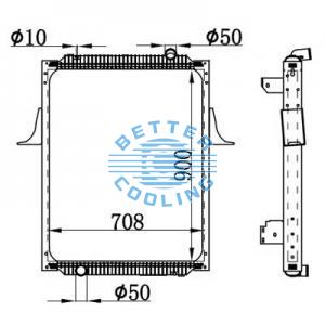 High Performance Truck Radiator For International 2000/5000/8x00/9x00 Series(87-99) Oem: 1693644c91/ 2006981c92/ 1698743c92/ 1698845c91/2585978092, 2502151c91, 2017963c1, 1616363c91, 1693644c91, 1698743c91, 1698743c92, 1698845c91, 1698895c91, 2006981c92,