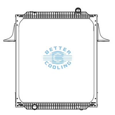 High Performance Truck Radiator For Renault/rvi Premium  210/250/260/300/340/ (96-00) Oem: 5001839113/ 5001859152/