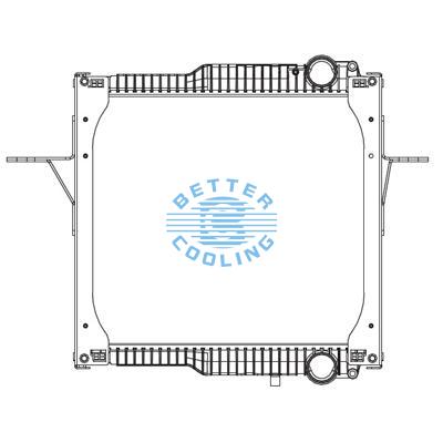 High Performance Truck Radiator For Renault/rvi Trucks Midlum 215(06) Oem: 7420809768