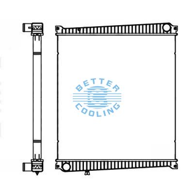 High Performance Truck Radiator For Rvi Rvi Mascott (04-) Oem: 5001856788