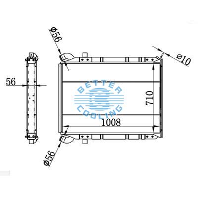 High Performance Truck Radiator For Scania P/r(95-) Oem: