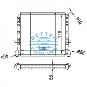 High Performance Truck Radiator For Peterbilt T660 - Years: 2006-2011
W900 - Years: 2008-2015
T880 - Years: 2014 Oem: Bt8174, Kw8174, Ctvtm81743, Cvtm81743, Cvtu81743, Ctvtu81743, Hd205008, Lt9108, N4020001, N4020002, F3160881101100, F3160881101120, F3160