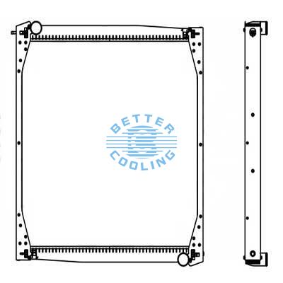 High Performance Truck Radiator For Scania P(04-) Oem: 1491710