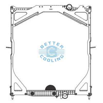 High Performance Truck Radiator For Volvo  Wg (93) Oem: 1102365, 20516414, 20984815, 20733351, Vg73ocpa, 20014605, 3mf5588m, 21129519, 21129347, 437432, 437432p, 20700605, Vg73oc, Ma1500b001b3, Srm8075, Vol40, 20516418, 3mf5546m, 1003593a, 1003607b, 3mf55
