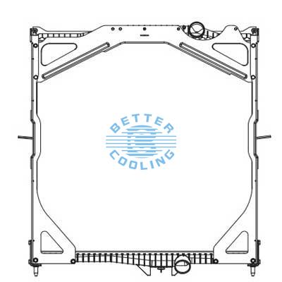 High Performance Truck Radiator For Volvo  Fh-12 380hp/660hp (02-)  99/02                          Fh-16                                                                   Nh-12 Oem: 20482259/ 20516408/ 20536915/ 20536948/ 8149683/ 8149326/ 8149362/ 850003