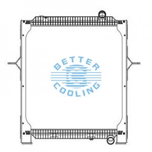 High Performance Truck Radiator For International/navistar 8100-8300, 8600, 9000, 9100, 9100i, 9200, 9200i, 9300, 9400 Series Oem: 1675680c9, 1675680c91, 1a15679g, 1625680c9, Srk7138, 1a0156790000, 6400-02st, 437138s